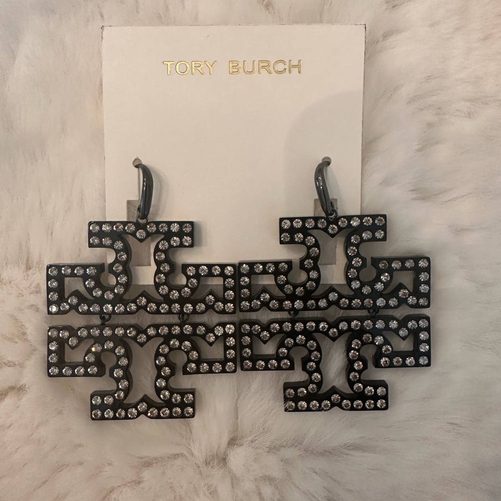 Tory Burch Large Earrings 💯 Authentic! Brand New!